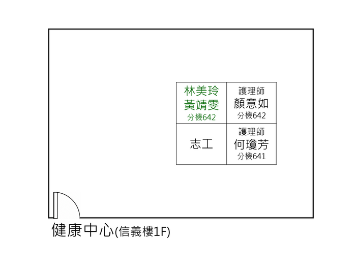 健康中心(信義樓1F)