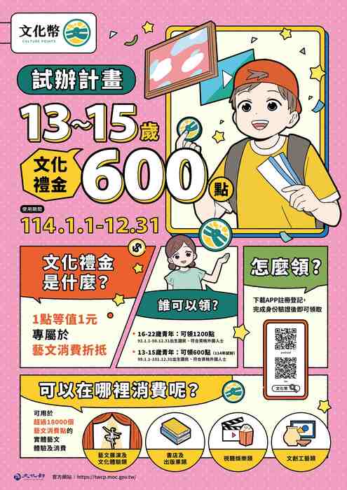 114年文化禮金發放事宜圖片